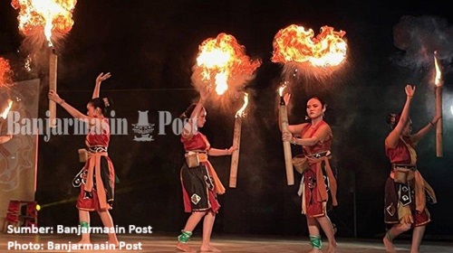 hari tari dunia di taman budaya kalsel